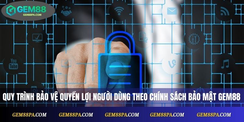 Quy trình bảo vệ quyền lợi người dùng theo chính sách bảo mật Gem88